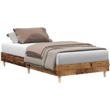 Maison Chic Posteljni okvir - Enojna postelja - Postelja za odrasle brez vzmetnice Stari les 90x200 cm-J7462, (21775863) | Shoptok.si