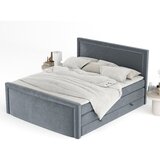 Maison de Rêve Tamno sivi boxspring krevet s prostorom za odlaganje 200x200 cm Lavenda – | shoptok.hr