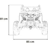 Buggy na akumulator Maverick Turbo RR 4x4 - DVOSJED - sivo/plavi | shoptok.hr