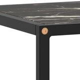 vidaXL TV ormarić crni s crnim mramornim staklom 120 x 40 x 40 cm | shoptok.hr