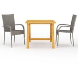  3-dijelni vrtni blagovaonski set sivi | shoptok.hr