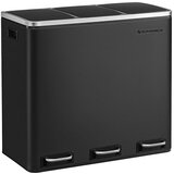 Songmics Koš za smeti 3 x 18 L, črn Cene