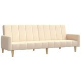 Maison Chic kavč - Sofa - Kanape dvosed z ležiščem krem blago, (21726769) Cene