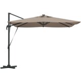  Cantilever Roma Sjenilo s LED-ima - Taupe (286 x 285 x 270 cm) - Aluminiij | shoptok.hr