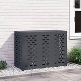 vidaXL antracit metal 110 x 50 x 80 cm pokrov za radijator pravokutni | shoptok.hr