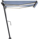 Automatska tenda sa senzorom LED 300x250 cm plavo-bijela | shoptok.hr