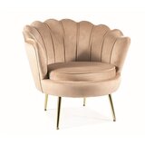  Fotelja CAMELLIA 1 - baršun - bež | shoptok.hr