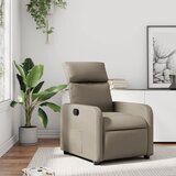  Naslonjač od umjetne kože boja cappuccina | shoptok.hr
