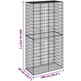  Gabionska košara s poklopcem 100x50x200 cm pocinčano željezo | shoptok.hr