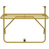 Balkonski stol zlatni 60 x 40 cm čelični | shoptok.hr