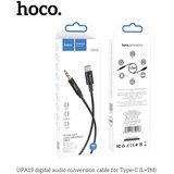 hoco. AUX Audio Jack kabel 3,5 mm na Type-C UPA19 1 m crni | shoptok.hr