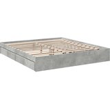  Okvir kreveta s ladicama siva boja betona 180x200 cm drveni | shoptok.hr