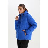 Defacto Fit Water Repellent Puffer Jacket Hooded Zippered Pocket Waterproof | Shoptok.si
