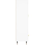  Visoka komoda bijela 69,5 x 31 x 115 cm od konstruiranog drva | Eponuda.com