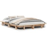 vidaXL Okvir kreveta bez madraca 120 x 190 cm od masivne borovine | shoptok.hr