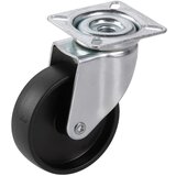 DÖRNER + HELMER okretni kotačić za namještaj (50 mm, Nosivost: 35 kg, Klizni ležaj, Visina: 66 mm, S pločom) | shoptok.hr