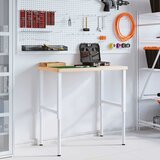  Radni stol 100x60x(73-99,5) cm od masivne hrastovine pravokutni | shoptok.hr