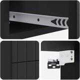  Noćni ormarić za montažu na zid 2 pcs Crna 33 x 34,5 x 43 cm | shoptok.hr
