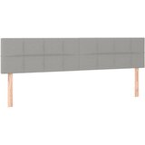  Krevet s oprugama i madracem svjetlosivi 200 x 200cm od tkanine | shoptok.hr