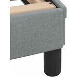  Krevet s madracem Dover svjetlosivi 120 x 200 cm od tkanine | shoptok.hr