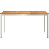  TrpezarijskiStol Smeđa 150 x 90 x 75 cm Čvrsto drvo akacije | shoptok.hr