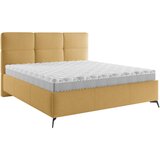 CARRYHOME OBLAZINJENA POSTELJA 140 cm x 200 cm , tekstil gorčično rumena Cene