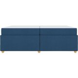  Konstrukcija postelje z vzmetnico Modra 200 x 200 cm blago | Shoptok.si