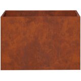  Vrtna saksija 2 kom. Rđa 50 x 40 x 40 cm Otporni čelik | shoptok.hr