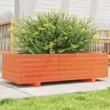 Maison Chic Vrtno cvetlično korito - Cvetlični Lonec voščeno 90x40x26,5 cm trdna borovina, (21790543) | Shoptok.si