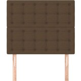  Uzglavlja 2 kom tamnosmeđa 100x5x78/88 cm od tkanine | shoptok.hr