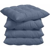  Jastučići za sjedenje 4 pcs Plava 40 x 40 x 6 cm | shoptok.hr