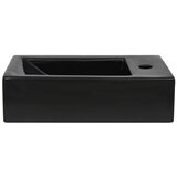  Umivalnik pravokotni keramika črne barve 46x25,5x12 cm, (21409249) | Shoptok.si