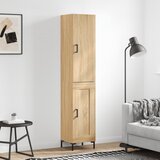 Visoka komoda hrasta sonome 34,5x34x180cm od konstruiranog drva | shoptok.hr
