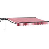  Ručni okvir tende s LED-ima Crvena, Bijela, Antracit 2,5 x 2 m | shoptok.hr