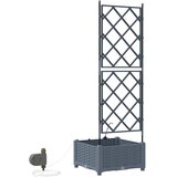  Vrtna saksija Svijetlo siva 40 x 40 x 126 cm Plastika | shoptok.hr