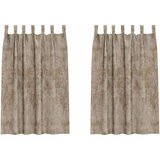  Baršunaste zavjese 2 kom. Šampanjca 175 x 140 cm Baršun | shoptok.hr