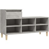 Ormarić za cipele boja betona 102x36x60 cm konstruirano drvo | shoptok.hr