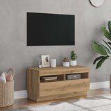 vidaXL TV ormarić LED boja hrasta artisan 80x35x40cm konstruirano drvo | shoptok.hr
