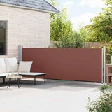  Uvlačiva bočna tenda za terasu 140 x 600 cm smeđa | shoptok.hr