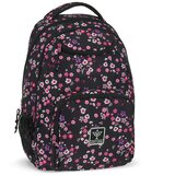Ars Una Pearl Blossom Black cvetlična šolska torba AU-6, nahrbtnik 34x45x26cm | Shoptok.si