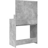 vidaXL Toaletne mize za spalnice Betonsko siva 80 x 39,6 x 135 cm | Shoptok.si