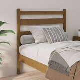  Posteljno vzglavje medeno rjavo 81x4x100 cm trdna borovina, (20684355) | Shoptok.si