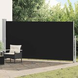  Uvlačiva bočna tenda 160 x 500 cm crna | shoptok.hr