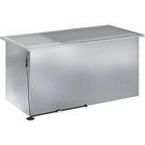  Vrtna posuda za sadnju s LED svjetlom 2 kom. Srebrna - Pocinčani čelik 50 x 100 x 48 cm 2 | shoptok.hr