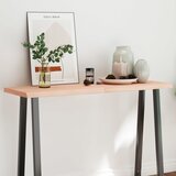 vidaXL Mizna plošča 120x40x(2-6) cm neobdelana hrastovina naraven rob Cene