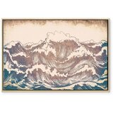  Slika - Giant waves 90x60 U prirodnom drvenom okviru | shoptok.hr