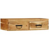 vidaXL Zidni TV ormarić 80x30x19 cm puno drvo bagrem | shoptok.hr