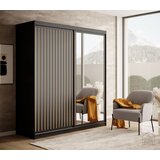ADRK Garderobna omara z drsnimi vrati Delia 180 cm - črna | Shoptok.si