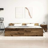  Okvir kreveta bez madraca staro drvo 180x200 cm | shoptok.hr