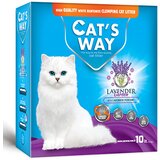 Who Cares cat's way posip za mačke box lavander 10l Cene